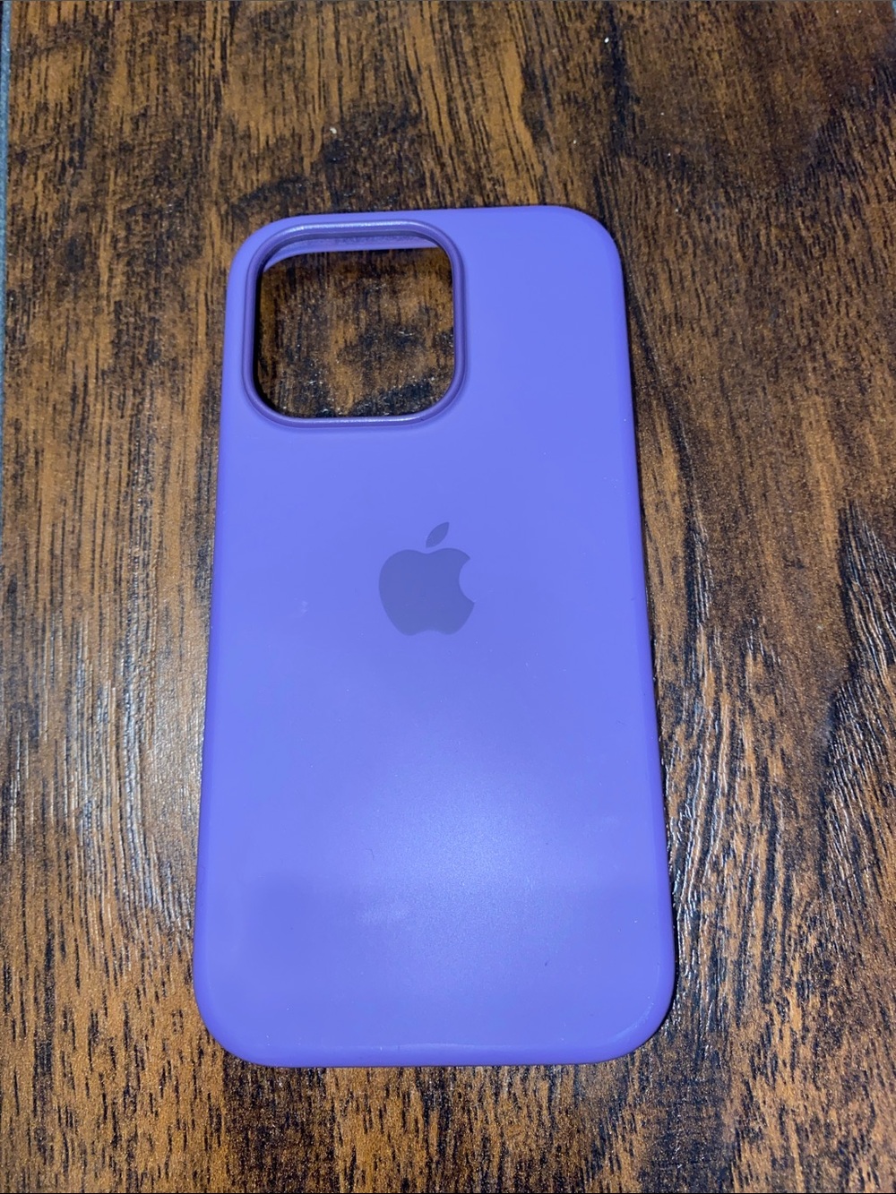 Apple Purple Silicone iPhone Case - Vibrant Purple